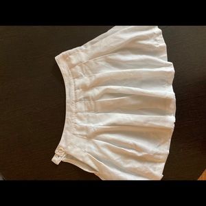 white forever 21 mini tennis skirt